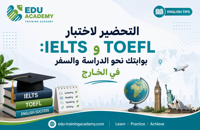 التحضير لاختبار IELTS و TOEFL: بوابتك نحو الدراسة والسفر في الخارج
