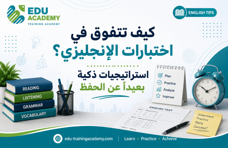 كيف تتفوق في اختبارات الإنجليزي؟ استراتيجيات ذكية بعيداً عن الحفظ